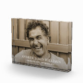 カスタム写真記念の献上品 フォトブロック (右)