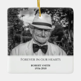 カスタム写真記念の記念碑 セラミックオーナメント