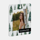 カスタム写真記念オーナメント木林 メタルオーナメント (正面右)