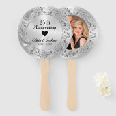 カスタム写真記念日 ハンドファン (正面&裏面)