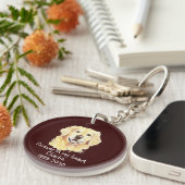 カスタム写真記念記念ペットドッグキーチェーン キーホルダー (正面右)