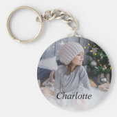 カスタム写真記念 キーホルダー (正面)