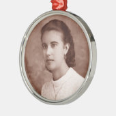 カスタム写真記念 メタルオーナメント (左)