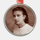 カスタム写真記念 メタルオーナメント (正面)