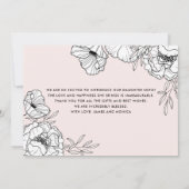 カスタム写真誕生の告知 案内状 (裏面)