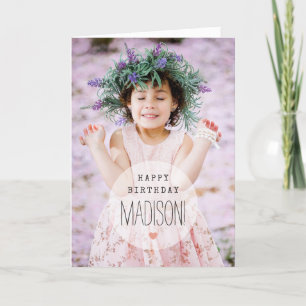 カスタム写真誕生日カード シーズンカード