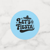 カスタム写真誕生日感謝していパーティーハットの好意 コンフェッティ (スモール正面)