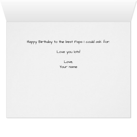 カスタム写真誕生日 (内部横(下))