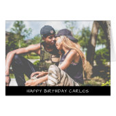 カスタム写真誕生日 (正面横)