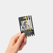 カスタム写真警察911係発信係ID B バッジ (手持ち)