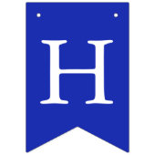 カスタム写真赤白青ハッピーバースデー バンティングフラッグ (第2の旗)