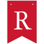 カスタム写真赤白青 バンティングフラッグ (第3の旗)