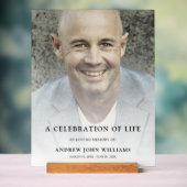 カスタム写真追悼式 アクリルサイン (ニュートラル)