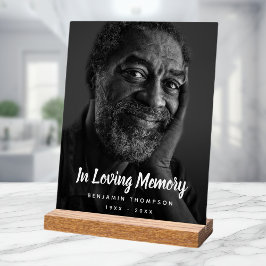 カスタム写真追悼式 アクリルサイン