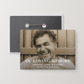 カスタム写真追悼式 缶バッジ (正面/裏面)