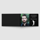 カスタム写真追悼永遠ゴルフ ゲストブック (全面)