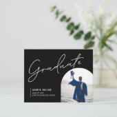 カスタム写真高校卒業会 案内状 (スタンド正面)