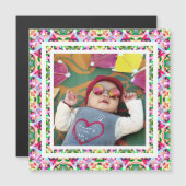 カスタム写真鮮やかピンクハッピーグリーン母の日 (正面/裏面)