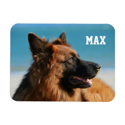 カスタム写真1名家族の写真 マグネット (横)