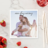 カスタム写真1日リハーサル遠くにディナー スタンダードランチョンナプキン (インサイチュ)