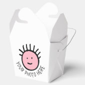 カスタム写真10テイクアウト特典ボックス空白のテンプレート フェイバーボックス (オープン)