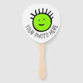 カスタム写真10パドルの手のファン、テンプレートを好む ハンドファン (正面)