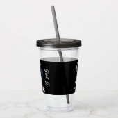 カスタム写真16ハッピーバースデーパーソナライズされた アクリルタンブラー (左)