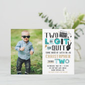 カスタム写真2やめレギト2誕生日 招待状 (スタンド正面)