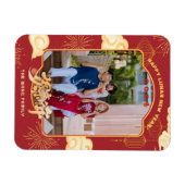 カスタム写真2024年中国の旧正月 マグネット (横)