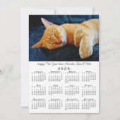 カスタム写真2025年カレンダー新年おめでとう シーズンカード (正面)