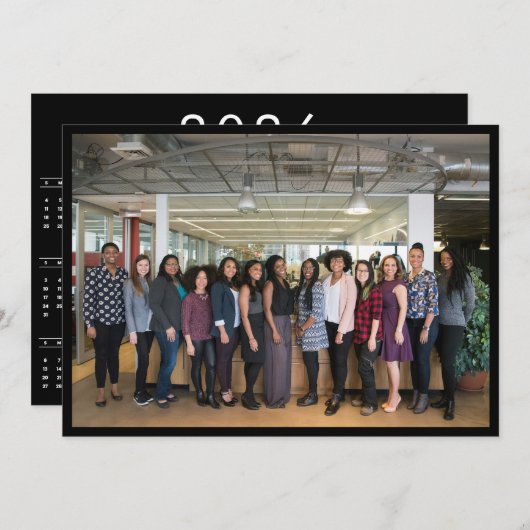 カスタム写真2026年カレンダーデスクカレンダー シーズンカード (正面/裏面)