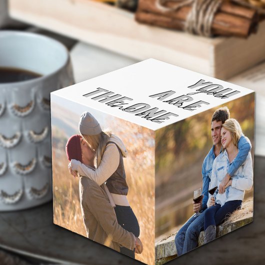 カスタム写真4あなたはロマンチックな写真の一つである フォトキューブ