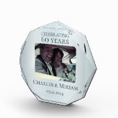 カスタム写真60th Diamond Anniversary Keepsake フォトブロック (右)