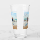 カスタム写真 – あなた自身のデザイン – 家族の休暇 タンブラーグラス (左)