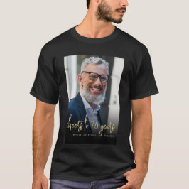 カスタム写真 おめでとう 70歳の誕生日パーティー Tシャツ