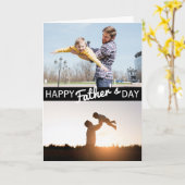 カスタム写真-お父様のデイカード カード (黄色い花)