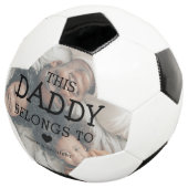 カスタム写真「このパパが属する」 |パパ サッカーボール (3/4)