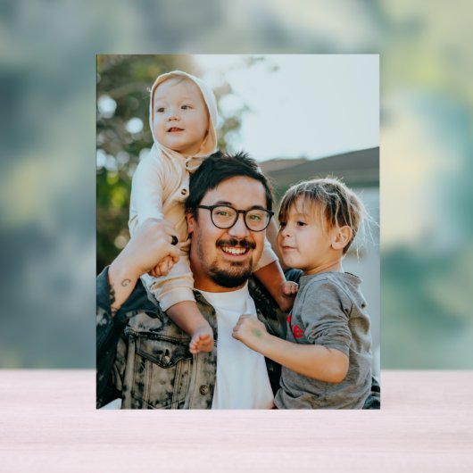 カスタム写真 アクリルサイン (ニュートラル)