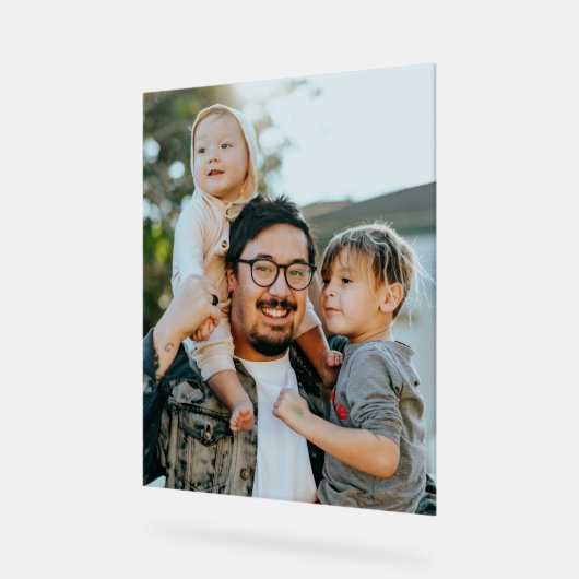 カスタム写真 アクリルサイン (傾斜)