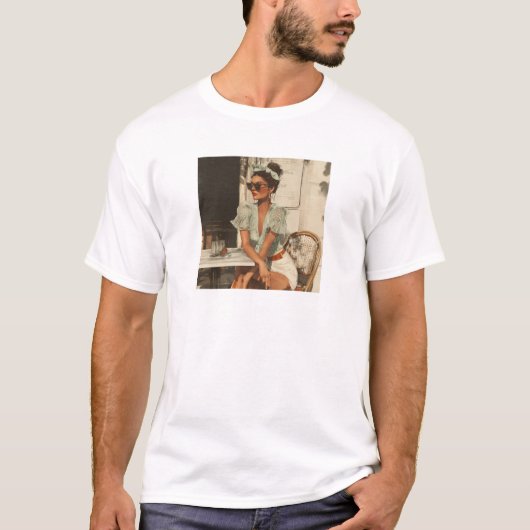カスタム写真 オリジナル メモリーギフト Tシャツ (正面)