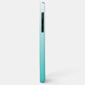 カスタム写真 オンブレアクアターコイズシーグラスグリーン Case-Mate iPhoneケース (裏面/左)
