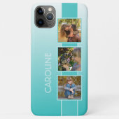 カスタム写真 オンブレアクアターコイズシーグラスグリーン Case-Mate iPhoneケース (裏面)