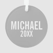 カスタム写真 オーナメント (裏面)