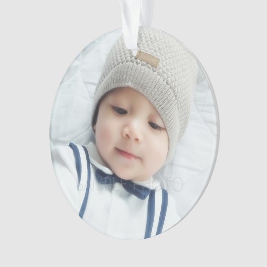 カスタム写真 オーナメント (正面)