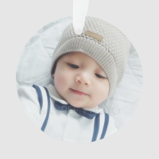 カスタム写真 オーナメント (正面)