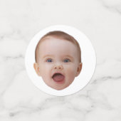 カスタム写真、カスタム顔 コンフェッティ (スモール正面)