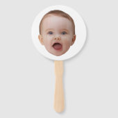 カスタム写真、カスタム顔 ハンドファン (裏面)