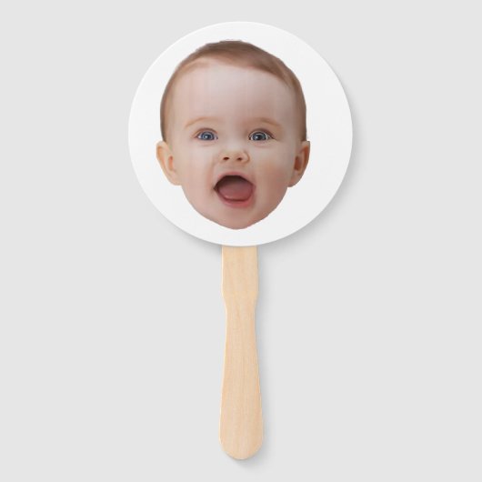 カスタム写真、カスタム顔 ハンドファン (正面)