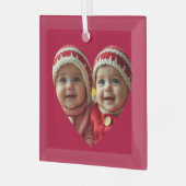 カスタム写真 ガラスオーナメント (正面左)