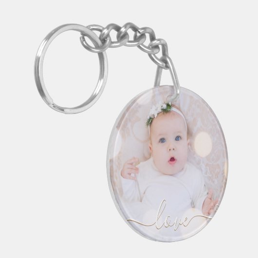 カスタム写真 キーホルダー (正面左)